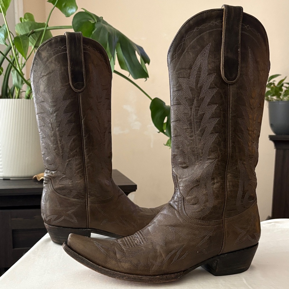 Old Gringo Brown Leather Western Cowboy Boots